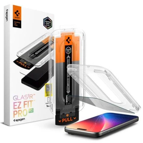 Tempered Glass Full Face Spigen Glas.tR EZ-FIT Pro Privacy Apple iPhone Air (1 τεμ.)