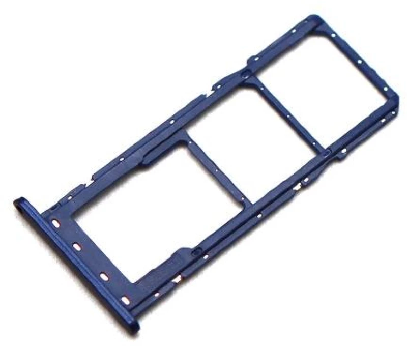 Βάση Κάρτας Sim & SD Samsung A037G Galaxy A03s Μπλε (Original)