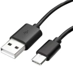 Καλώδιο Σύνδεσης USB 2.0 Samsung EP-DW700CBE USB A σε USB C 1.5m Μαύρο (Ασυσκεύαστο)