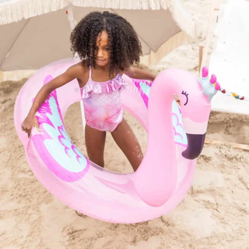 Swim Essentials Παιδικό Σωσίβιο Flamingo – Pink Dreamscape Ø95 cm