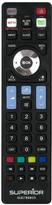 Superior Electronics 188-0026 Συμβατό Τηλεχειριστήριο Ready To Use για Τηλεοράσεις LG