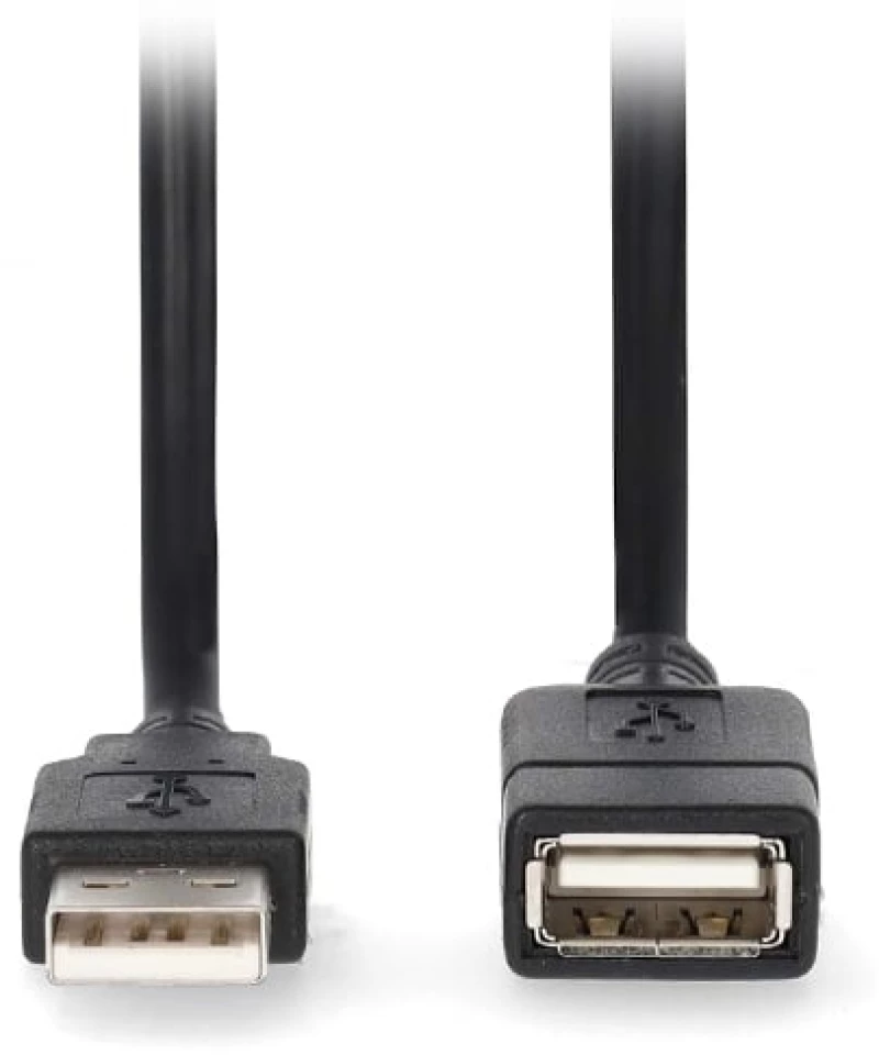Nedis 233-2621 USB 2.0 Cable USB-A male - USB-A male Μαύρο 2m CCGL60010BK20