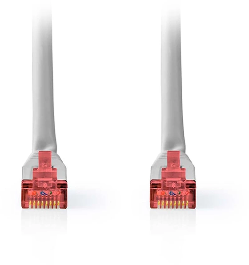 Nedis 233-2586 SF/UTP Cat.6 Καλώδιο Δικτύου Ethernet 20m Γκρι