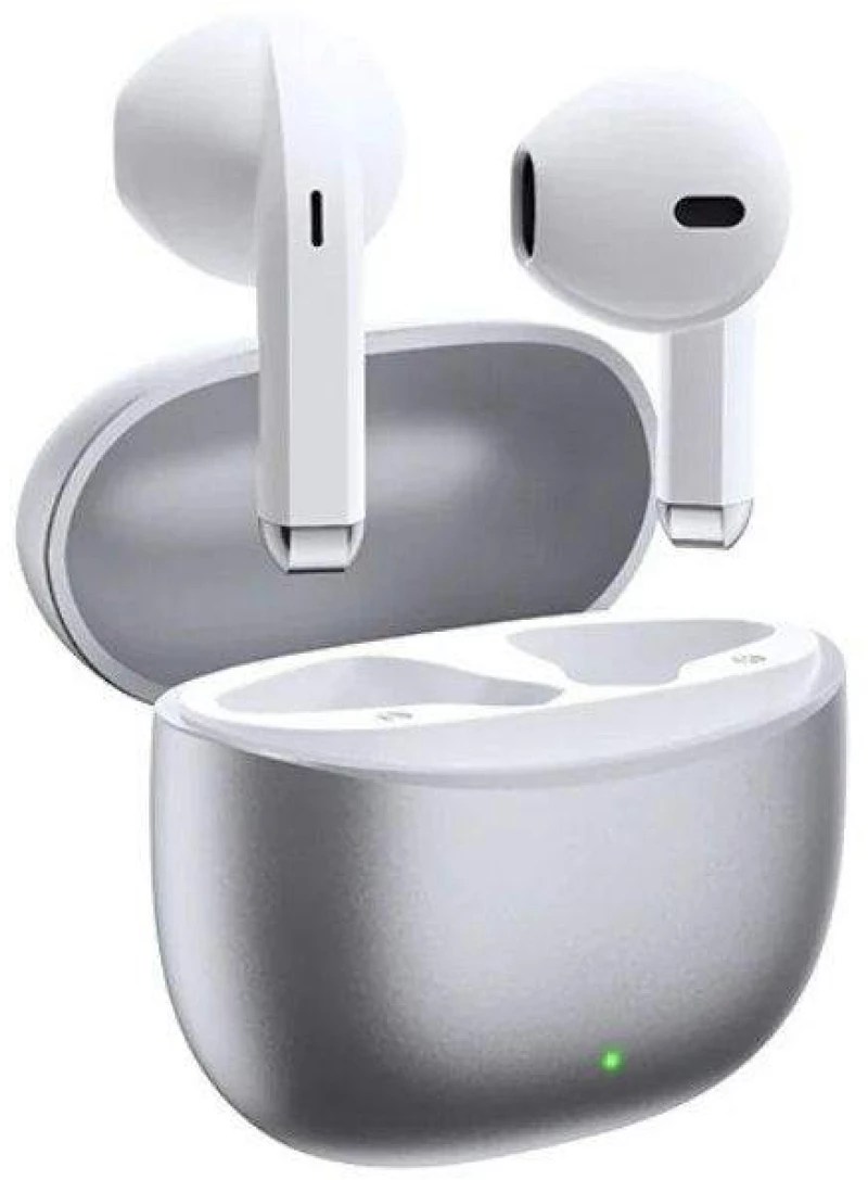 REMAX M6 AlloyBuds Zinc Bluetooth Handsfree Ακουστικά Ασημί