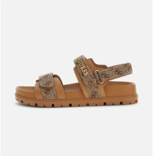 Guess FLPZY2FAL03 Γυναικεία Σανδάλια Μπεζ