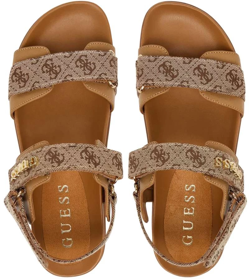 Guess FLPZY2FAL03 Γυναικεία Σανδάλια Μπεζ