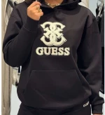 Guess V5YQ01KCX22-JBLK Φούτερ Μαύρο
