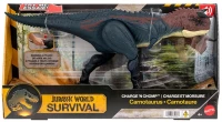 MATTEL JURASSIC WORLD SURVIVAL CARNOTAURUS ΠΟΥ ΔΑΓΚΩΝΕΙ ΚΑΙ ΕΠΙΤΙΘΕΤΑΙ JKG85