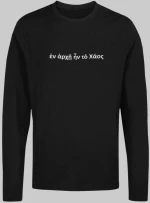Chaos Μακρυμάνικο T-Shirt - BLACK