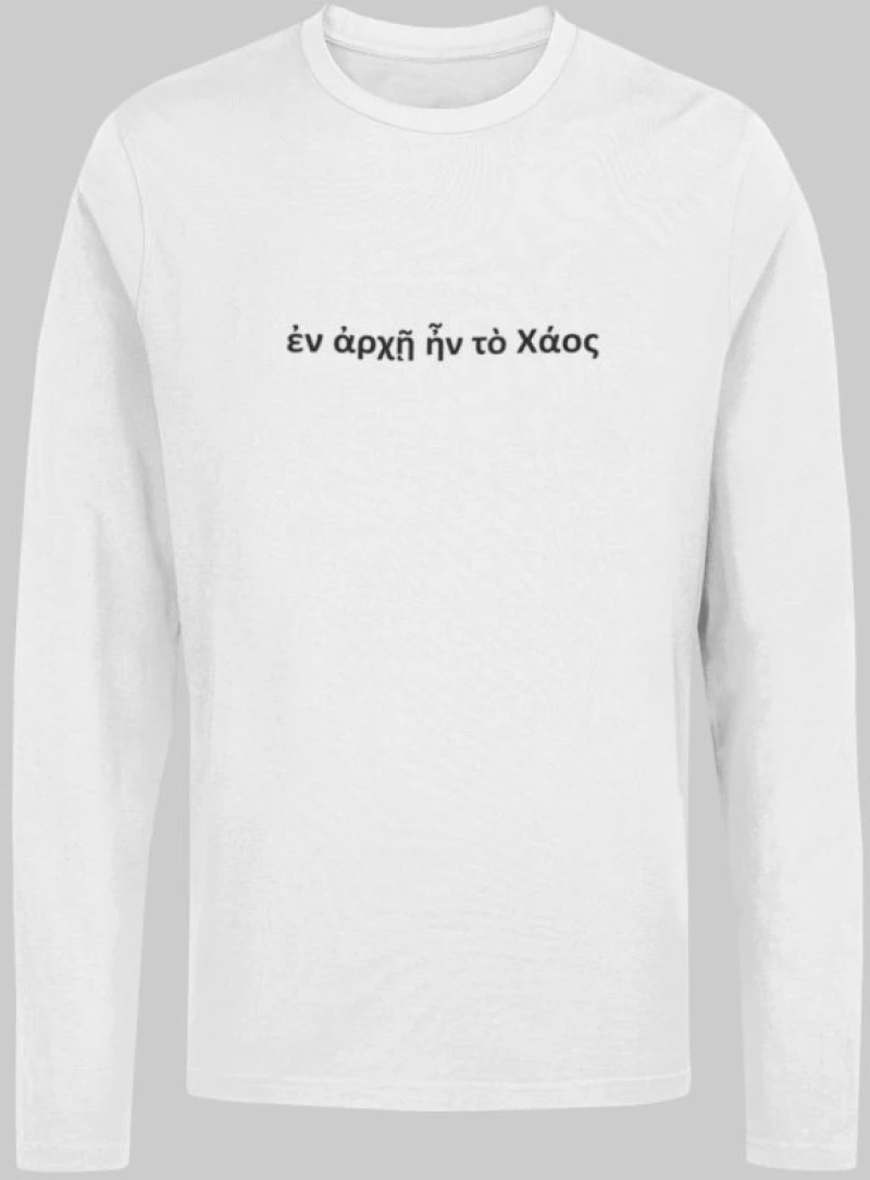 Chaos Μακρυμάνικο T-Shirt - BLACK