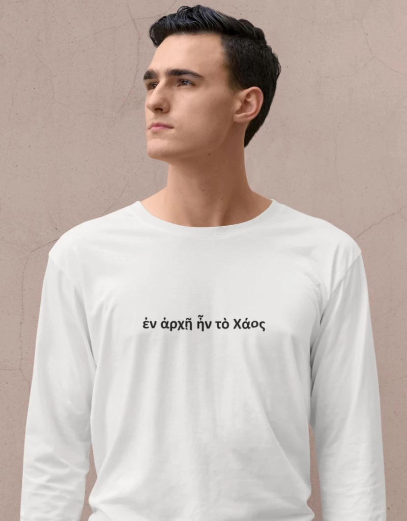 Chaos Μακρυμάνικο T-Shirt - BLACK