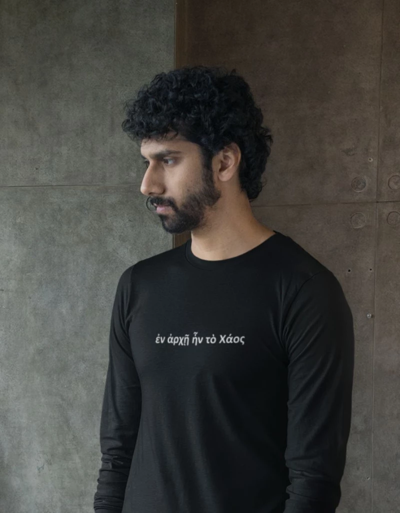 Chaos Μακρυμάνικο T-Shirt - BLACK