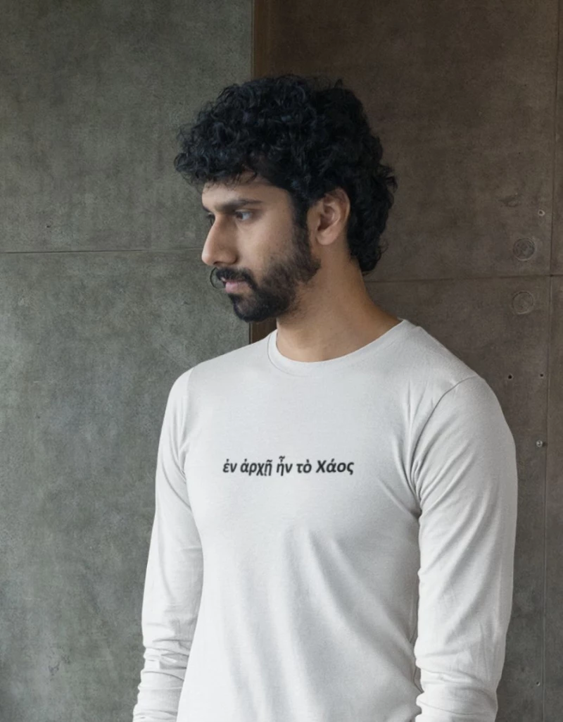Chaos Μακρυμάνικο T-Shirt - BLACK