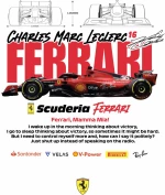 Leclerc x Ferrari Φούτερ - WHITE
