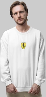 Leclerc x Ferrari Φούτερ - WHITE