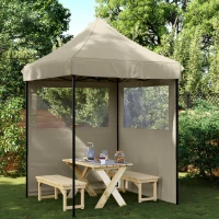 Σκηνή Πάρτυ Taupe 200 x 200 x 306 εκ. Ύφασμα Όξφορντ Taupe 42023524