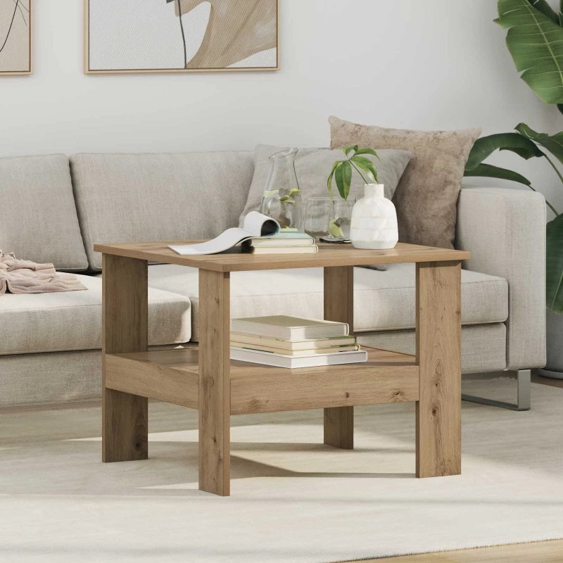 Τραπεζάκι σαλονιού Artisan Oak 57 x 55 x 45 εκ Καφέ 8000251