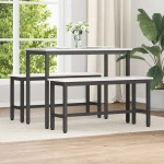 Καθιστικό Σαλονιού 2 pcs Λευκό 100 x 32,5 x 49 εκ Λευκό 873789