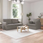 Καναπές 140cm 2 pcs Taupe Μέταλλο Taupe 3407564