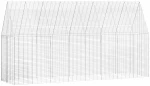 Κλουβί Κουνελιού Ασημί 400 x 100 x 210 εκ. Ασήμι 42019243