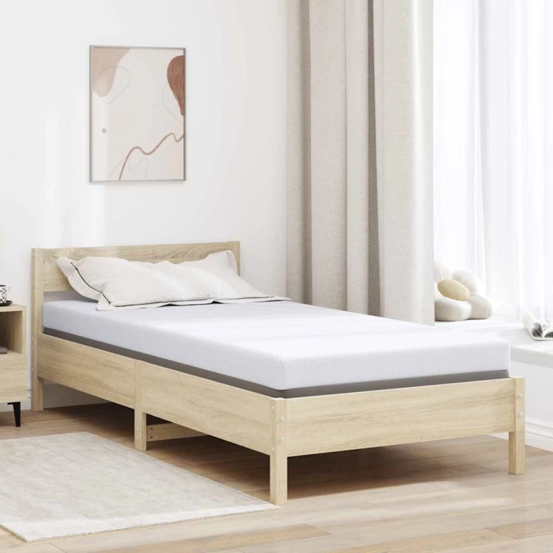 Στρώματα Λευκό 90 x 190 cm 100% ύφασμα πολυεστέρα με τζακάρ Λευκό 4106244