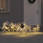 LED Ρούντερ με 40 LED 5 pcs Χρυσό PET Χρυσό 3399388