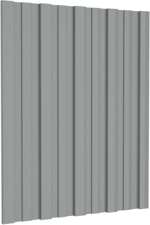 Πάνελ οροφής 36 pcs Γκρι 60 x 45 cm Γαλβανισμένος χάλυβας Γκρι 42047103
