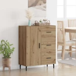 Πλαϊνό γραφείο με συρτάρι Artisan Oak 69,5 x 34 x 90 εκ. Καφέ 881532