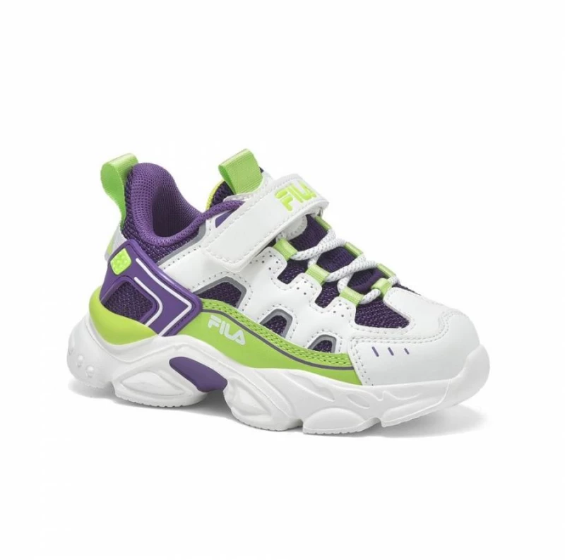 FILA MEMORY SPINEL 3V INF SNEAKERS 7YF33002 816 WHITE/PURPLE/GREEN
