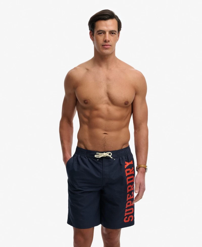 SUPERDRY LOGO 19INCH BOARDSHORT (M3010268A-09S) (M3010268A-09S)