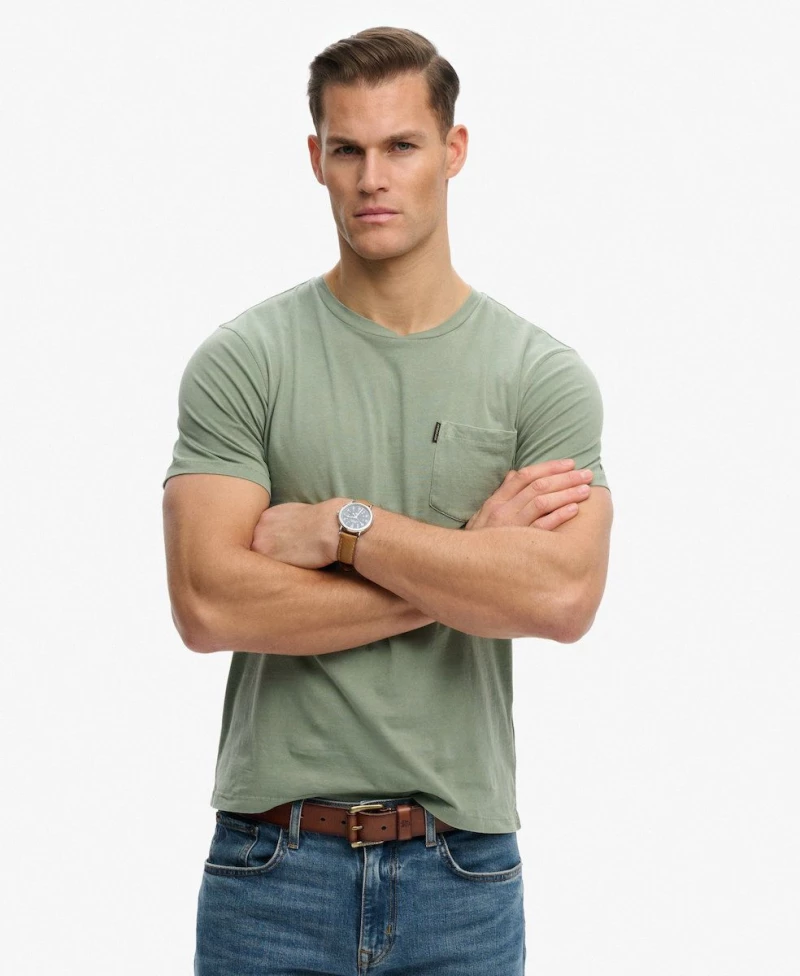 SUPERDRY OVIN CLASSIC ESS POCKET TEE (M1012206A-1XE) (M1012206A-1XE)