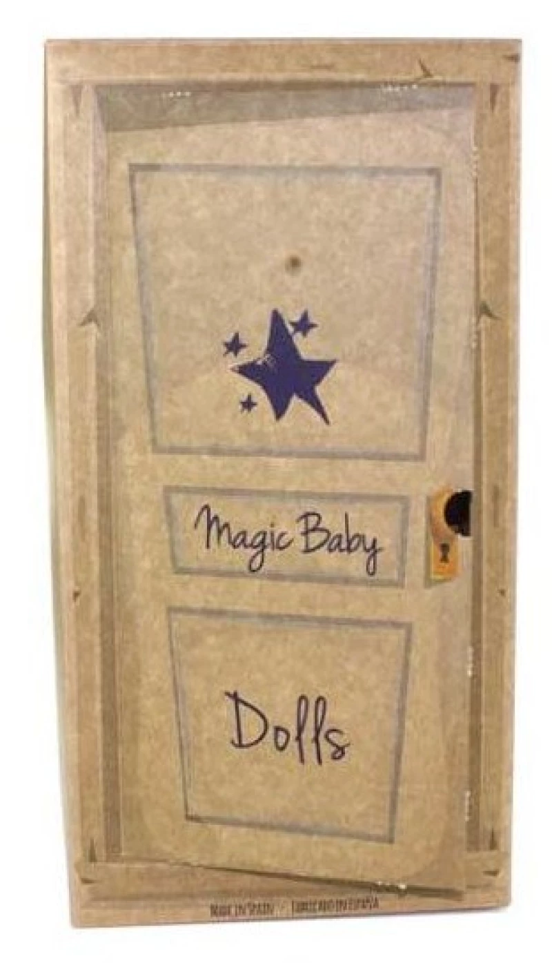 Κούκλα Magic Baby Alicia Με Λευκό Φόρεμα Και Σκούφο 45εκ. MB46611