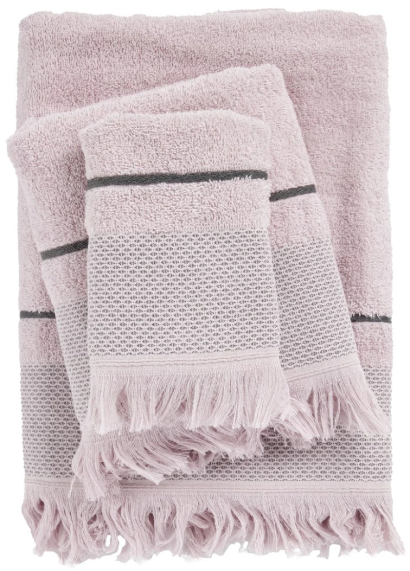 Σετ Πετσέτες 3 Τεμαχίων Das Home 0838 Lilac 30x50,50x90,70x140