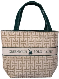 Τσάντα Θαλάσσης Greenwich Polo Club 5229 Taupe-Green 55x40
