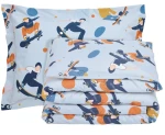 Σετ Παιδικά Σεντόνια Μονά 3 Τεμαχίων Das Kids 4985 Grey 170x260