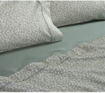 Σετ Σεντόνια Υπέρδιπλα 4 Τεμαχίων Nef-Nef Calming Sage Green 240x270