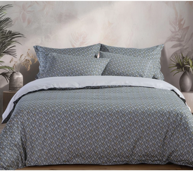 Σετ Σεντόνια Υπέρδιπλα 4 Τεμαχίων Nef-Nef Dominat Silver Grey 240x270