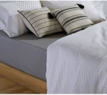 Σετ Σεντόνια Διπλά 4 Τεμαχίων Nef-Nef Donter 26 Ecru/Anthracite 200x270