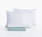 Σετ Σεντόνια Διπλά 4 Τεμαχίων Nef-Nef Donter 26 Ecru/Anthracite 200x270