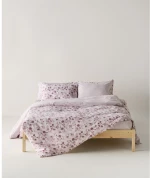 Σετ Σεντόνια Μονά 3 Τεμαχίων Kentia Yuli 18 Old Rose- White 160x270