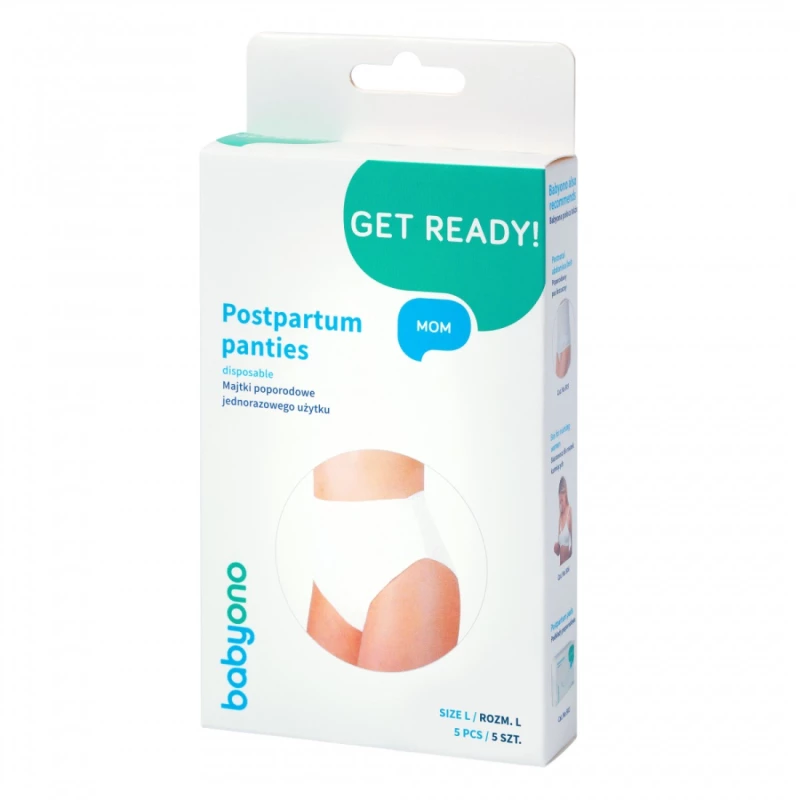 Λευκό Σλιπ Εγκυμοσύνης BabyOno Μίας Χρήσης Medium 5τεμ BN500/M