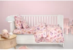Σετ Σεντόνια Κούνιας Guy Laroche Bebe Jungle Pink 115x170