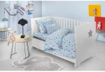 Σετ Σεντόνια Κούνιας Guy Laroche Bebe Roadtrip Sky 115x170