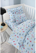 Σετ Σεντόνια Κούνιας Guy Laroche Bebe Roadtrip Sky 115x170
