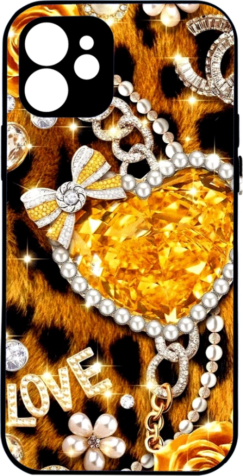 Animal print gold hart - Poco X5