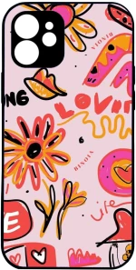 pink flower love - Realme C51