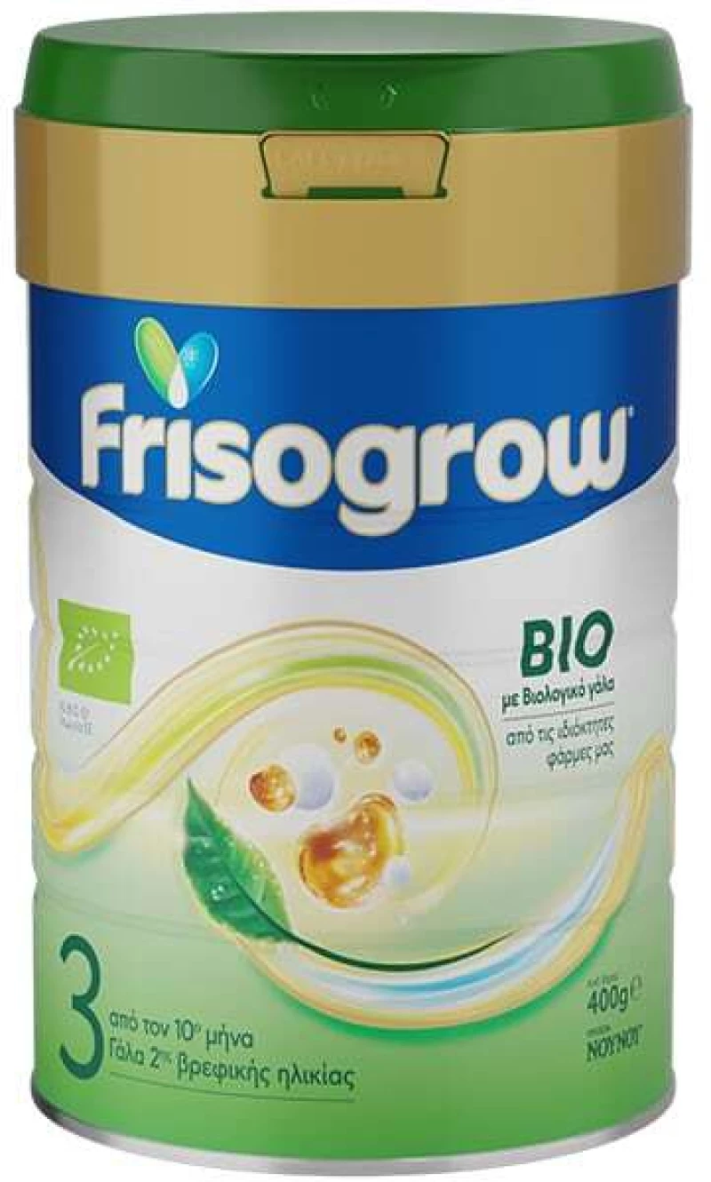 FRISOGROW 3 BIO Γάλα 2ης Βρεφικής Ηλικίας σε Σκόνη από 10m+, 400g