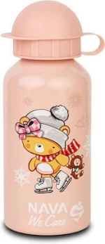 NAVA Μπουκάλι Αλουμινίου We Care Σε Ροζ Χρώμα 400ml (10-125-010)