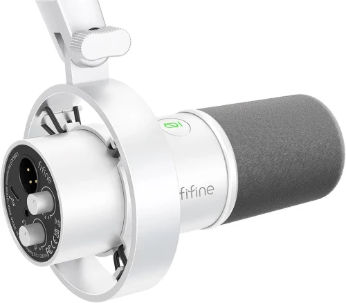 Fifine Dynamic microphone K688W (white)