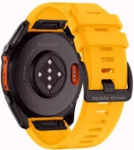 Λουράκι Garmin Watch 20mm Mobile Origin Easy Strap ES1 Quick Fit Σιλικόνης - Yellow (MO-ES20-YLW)